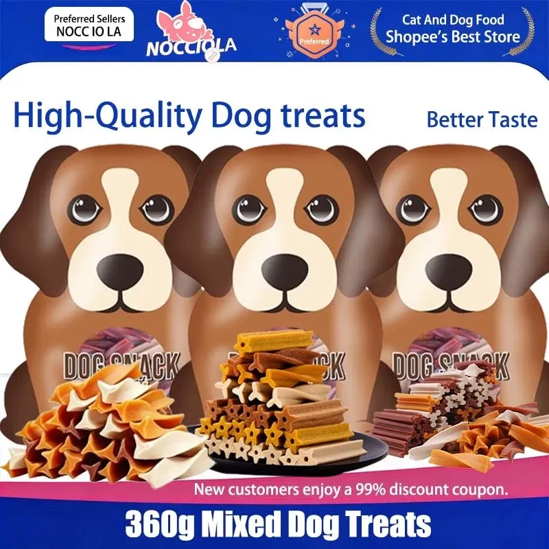 360g Dog Treats Dog food Dental Stick Dog Dog Snacks Assorted Dental Sticks PetSnack