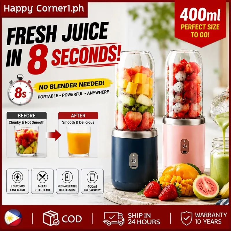 400ml portable wireless USB blender juicer cup, waterproof