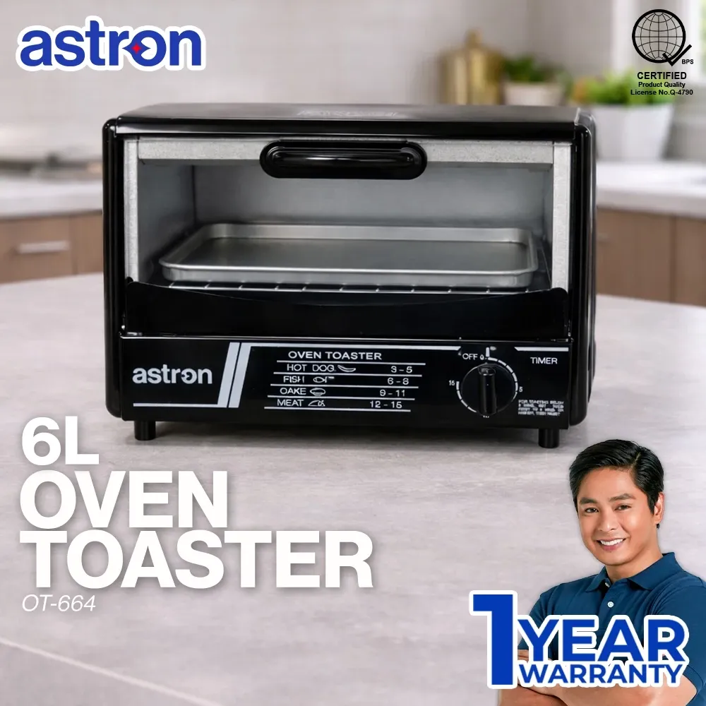 Astron OT664 Electric Oven Toaster 6L