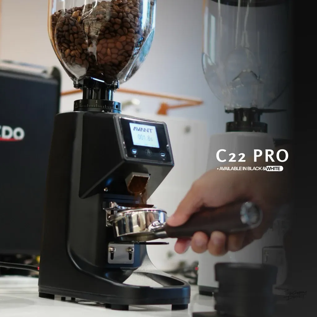 C.District C22 Pro on-demand coffee grinder with 64mm burrs