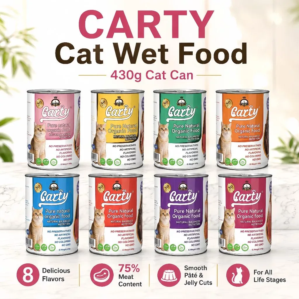 CARTY Wet Cat Food in Can 430g, product photo