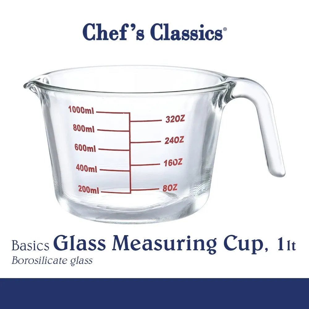 Chef's Classics Basics 1L Glass Measuring Cup, product view