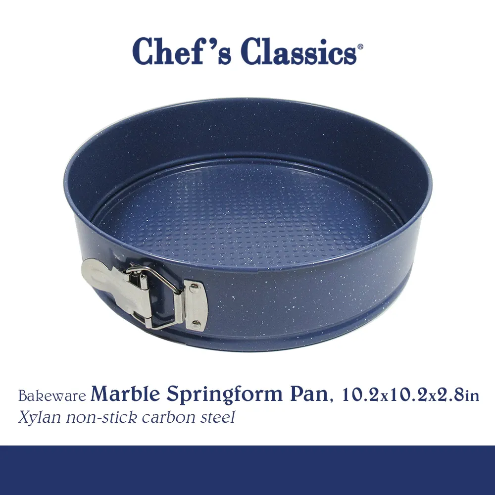 Chef's Classics marble-coated non-stick springform pan, 10.2 inch, with buckle clasp
