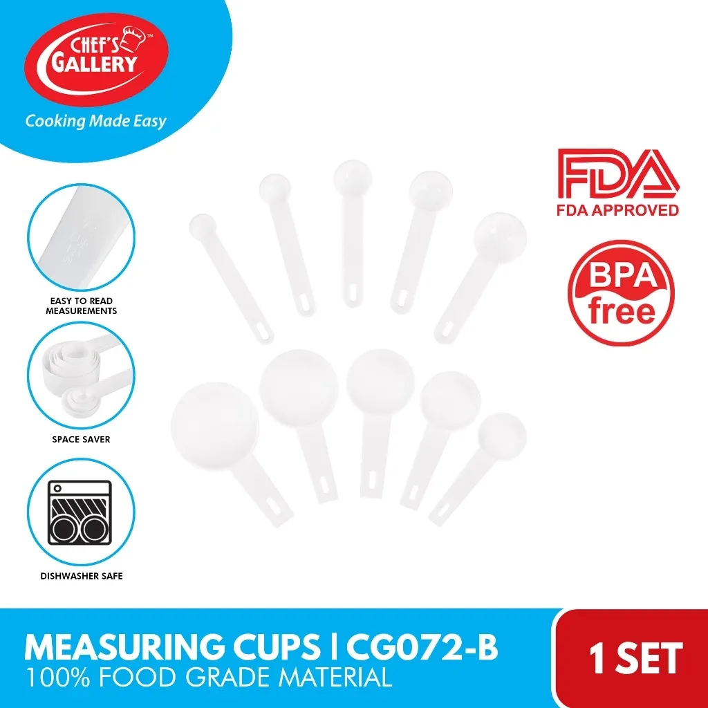 Chef's Gallery CG072/B Space-Saving Measuring Cups, product view