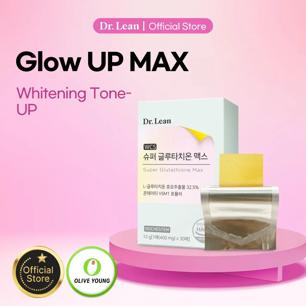 Dr.Lean Super Glutathione Max oral film strips box, 30-count