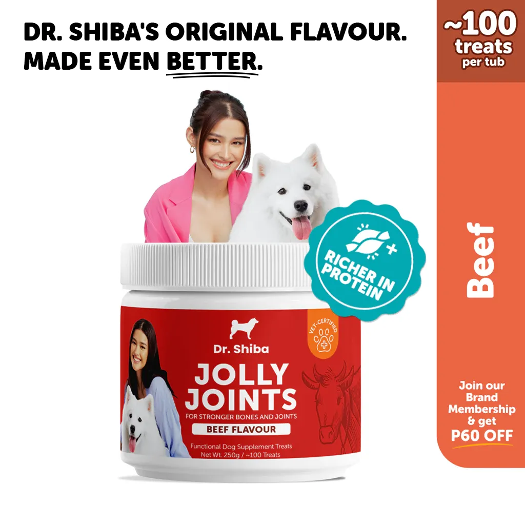 Dr Shiba Jolly Joints Healthy Dog Treats: Dog Multivitamins for Joint Support