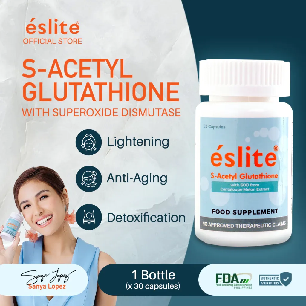 Eslite S-Acetyl Glutathione capsule bottle, 30-count