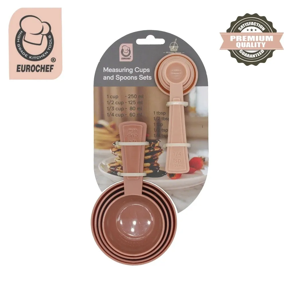 Eurochef MT019 9-Piece Measuring Cup and Spoon Set, product view