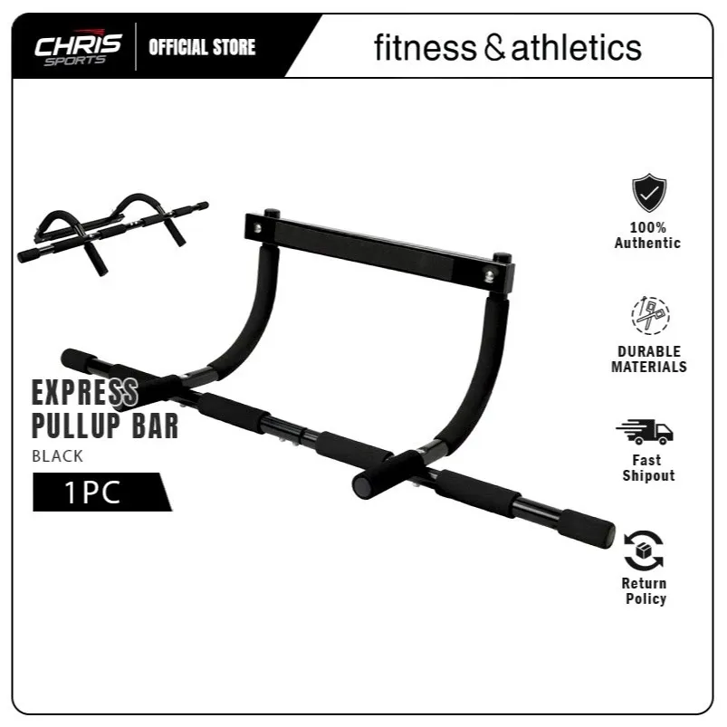 Fitness and Athletics Express heavy duty doorway pull-up bar, angled product view