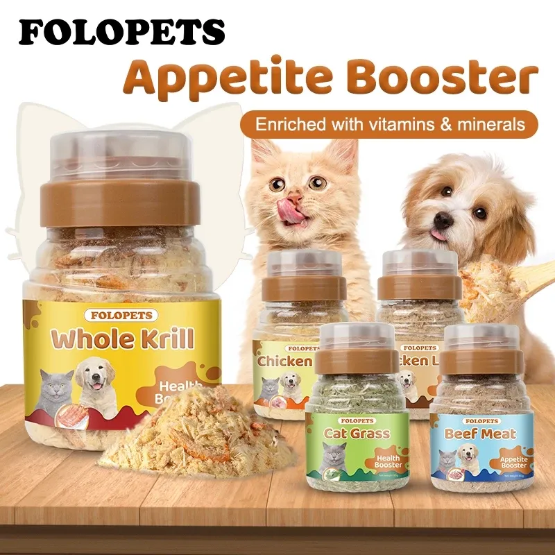 FOLOPETS Appetite Boosters for Dog and Cat Boosts All Stages Picky Eaters Dogs Cats Boost Immunity