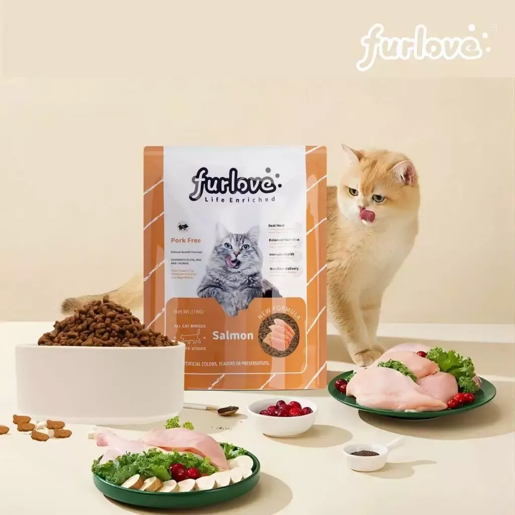 Furlove Oceanfish and Chicken Dry Cat Food 1kg, product photo