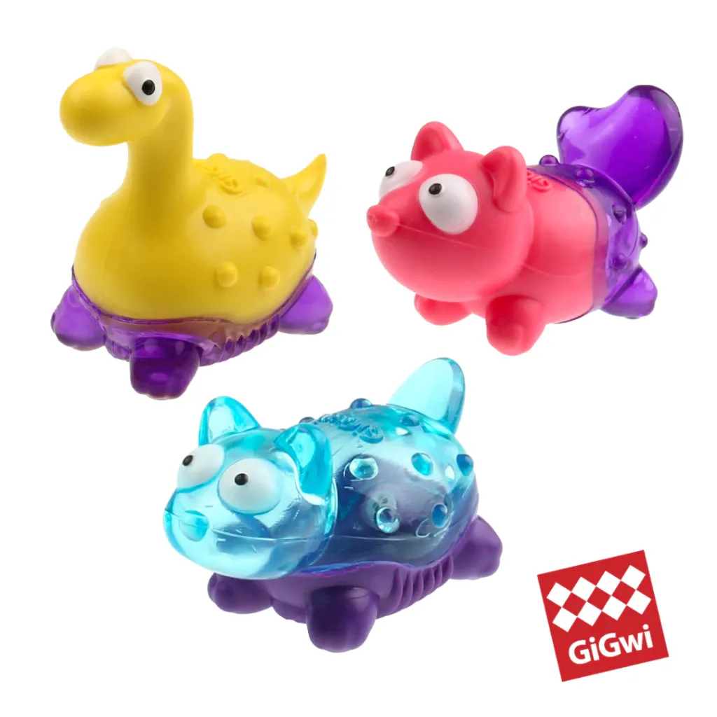 GiGwi TPR Suppa Puppa gentle rubber squeaky chew toy for puppies and small dogs