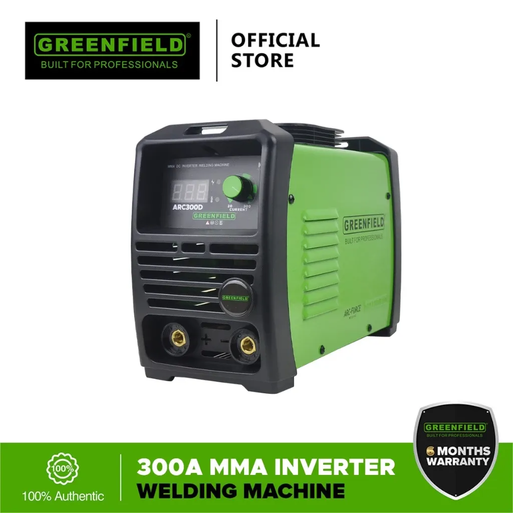 Greenfield 300A MMA inverter welding machine, front view
