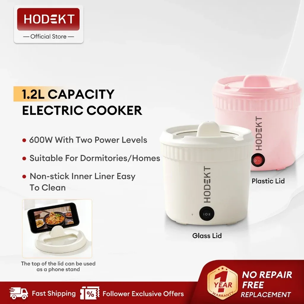 HODEKT 1.2L Electric Mini Multi-Function Hot Pot