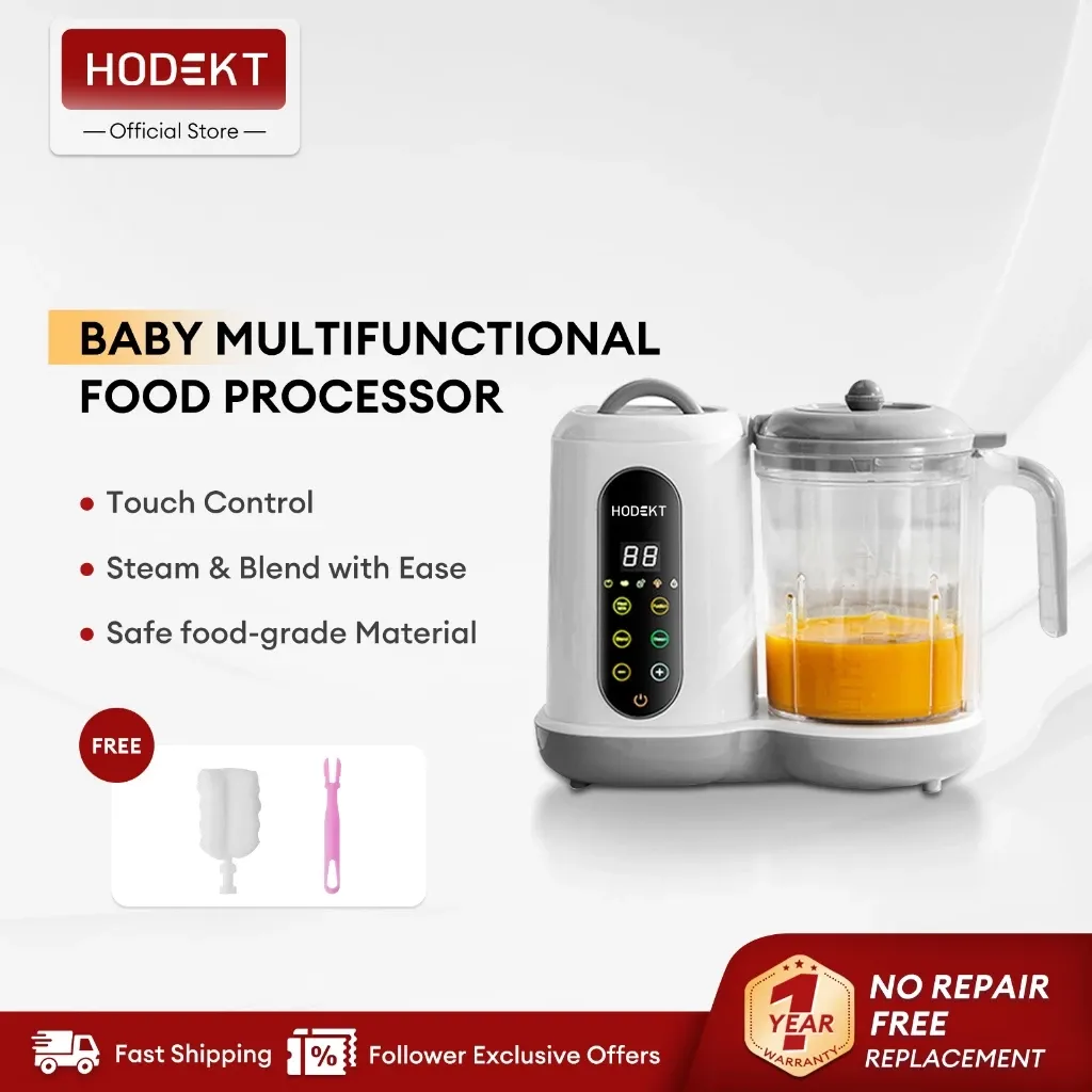 HODEKT multifunctional baby food processor that steams and blends
