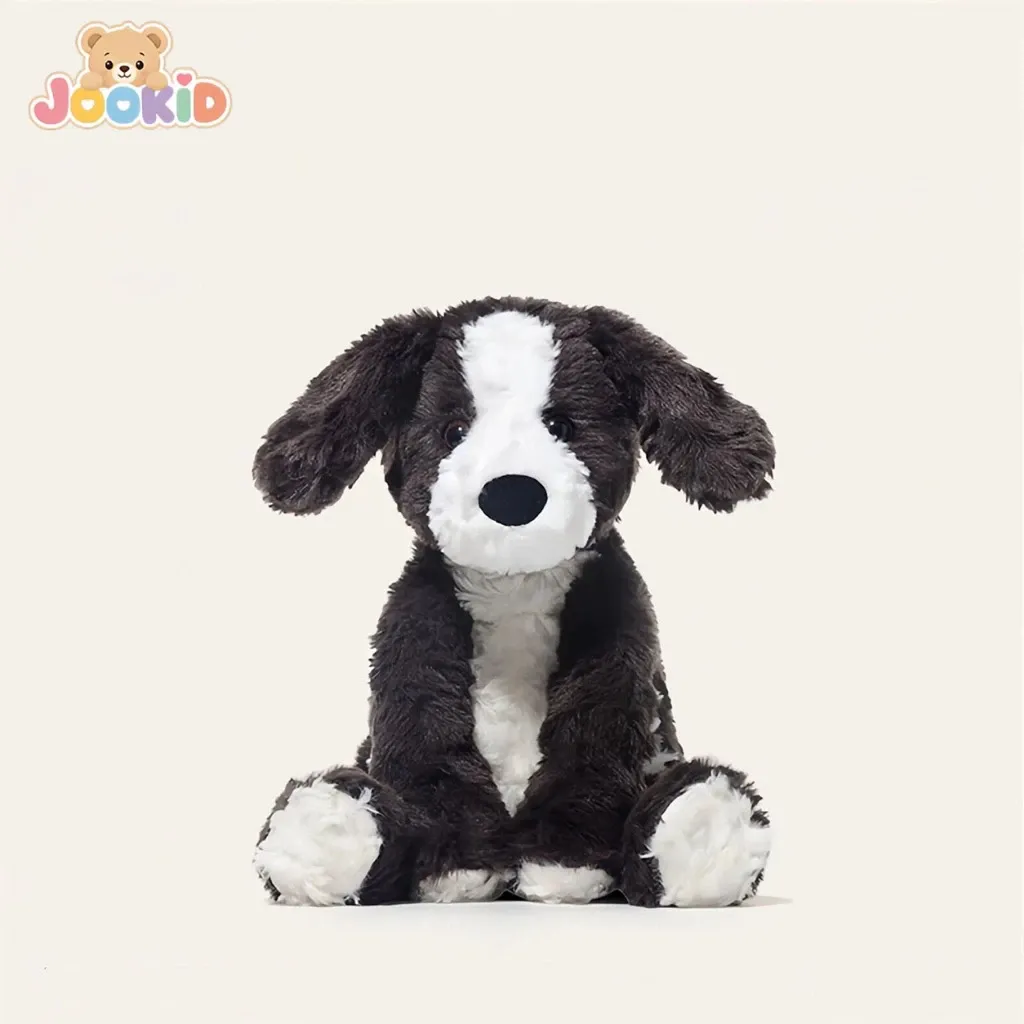 JOOKID Border Collie plush toy, a soft stuffed appease doll