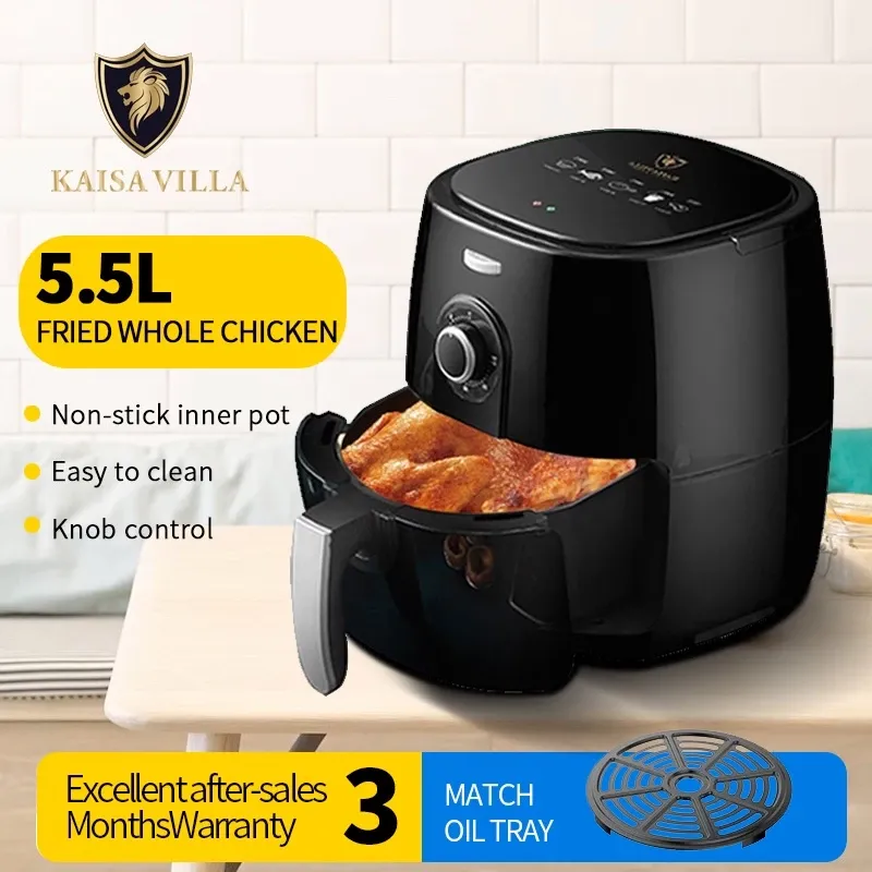 Kaisa Villa air fryer available in 4L, 4.5L, 5.5L, and 6.5L sizes
