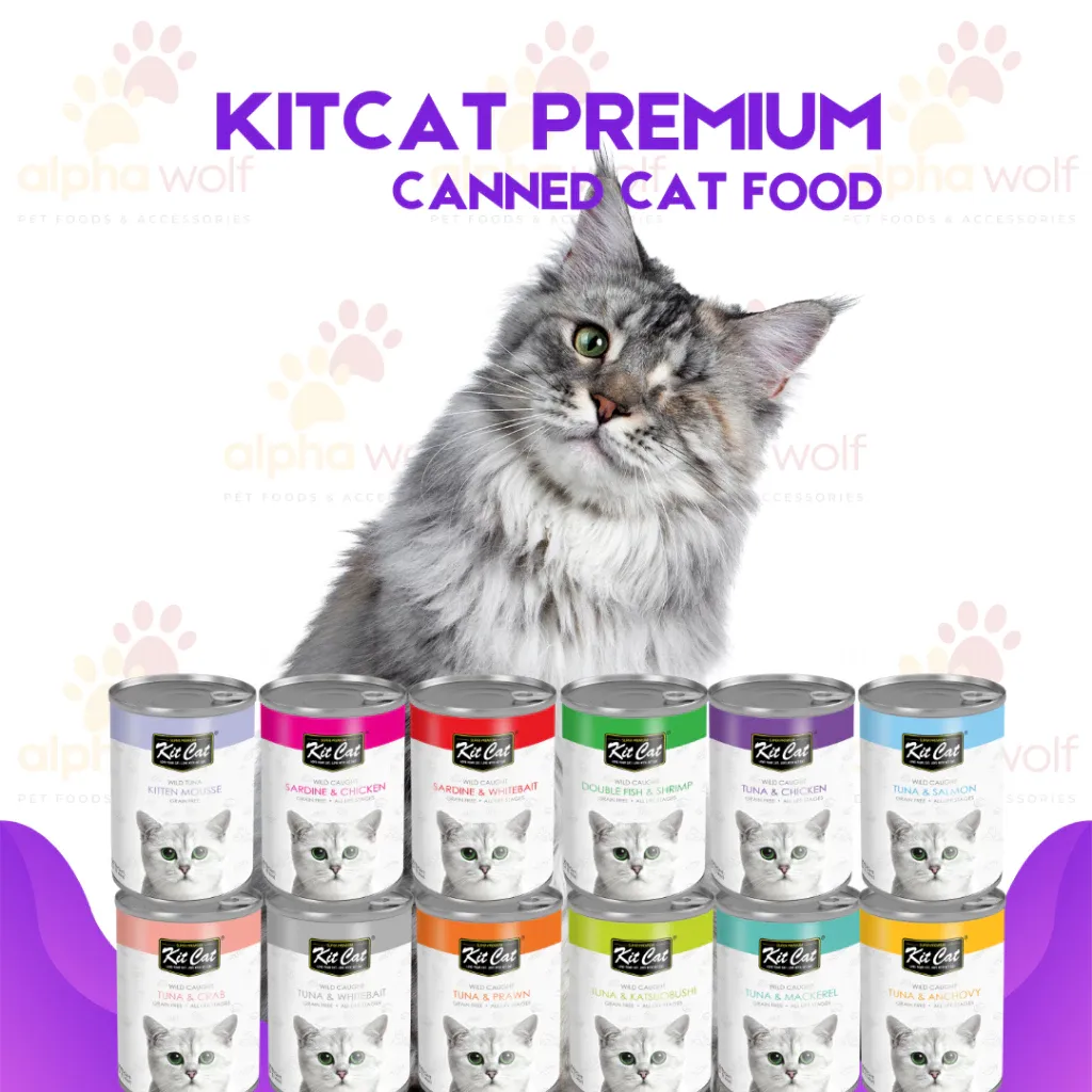 Kitcat Super Premium Can Cat Food Grain Free 400g Wet Food