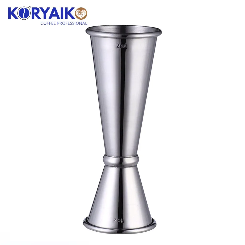 Koryaiko 30ml/60ml Double-Head Stainless Steel Measuring Cup, product view