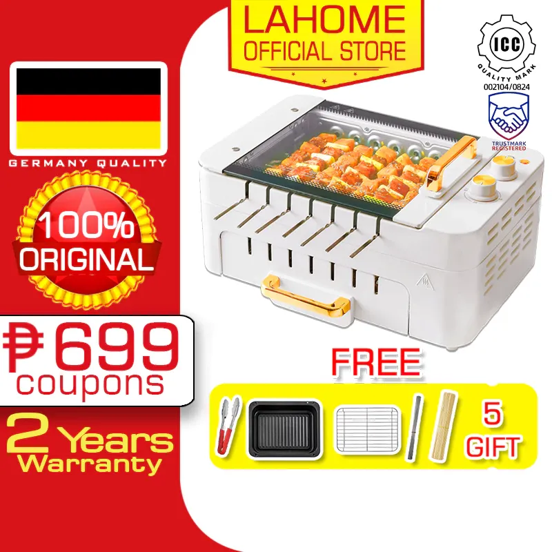 Lahome Smokeless BBQ Electric Griller electric griller