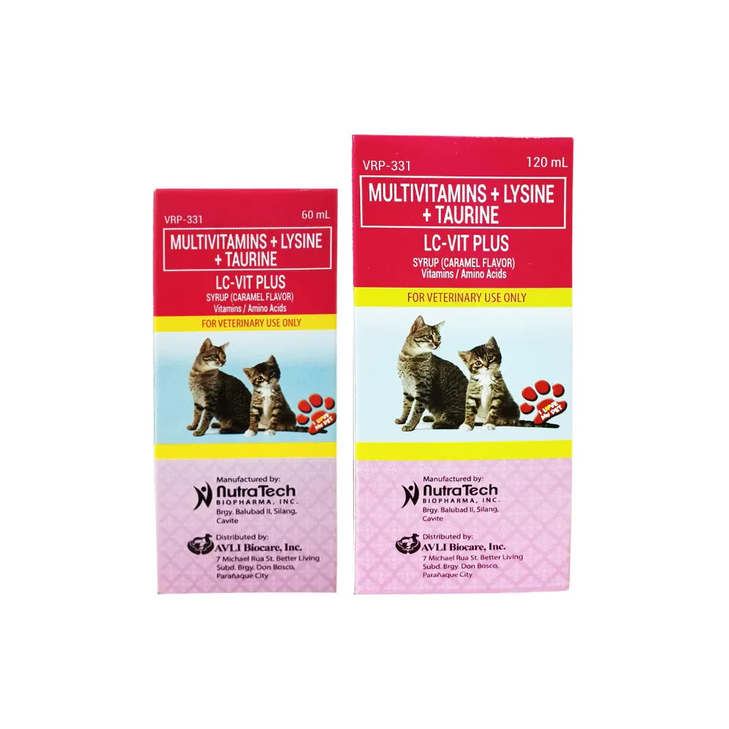 LC-Vit Plus Syrup (Multivitamins) for Cats (with Caramel Flavor)
