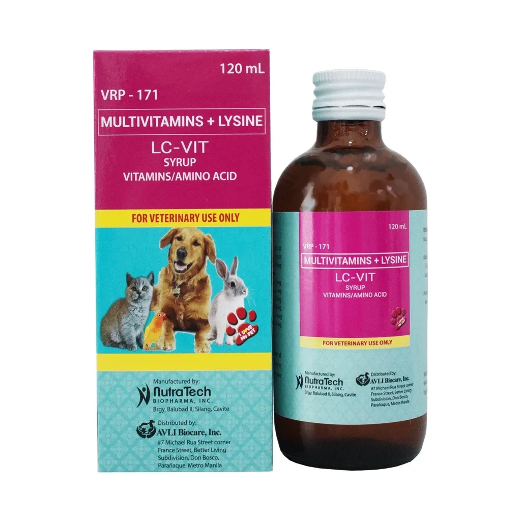 LC-Vit Syrup 120ml Multivitamins for Dogs & Cats