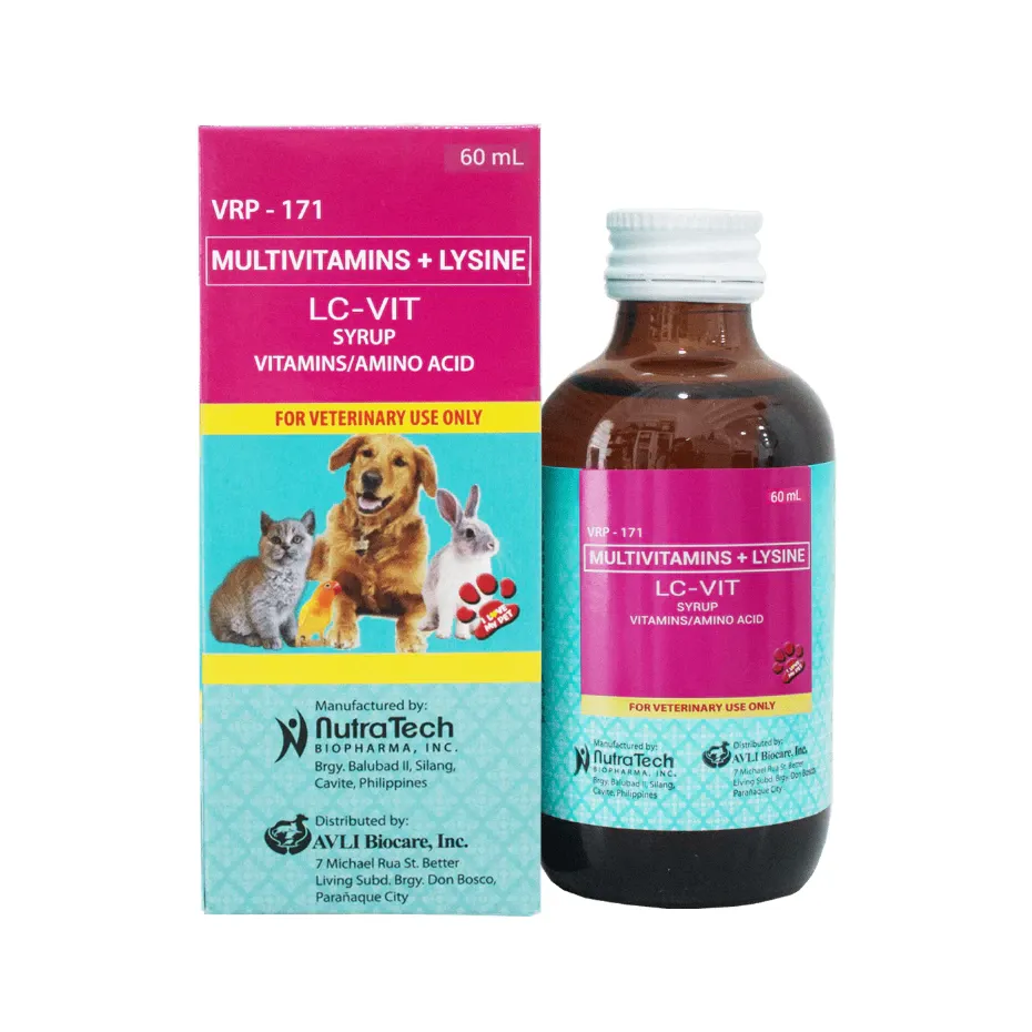 LC-Vit Syrup 60ml Multivitamins for Dogs & Cats