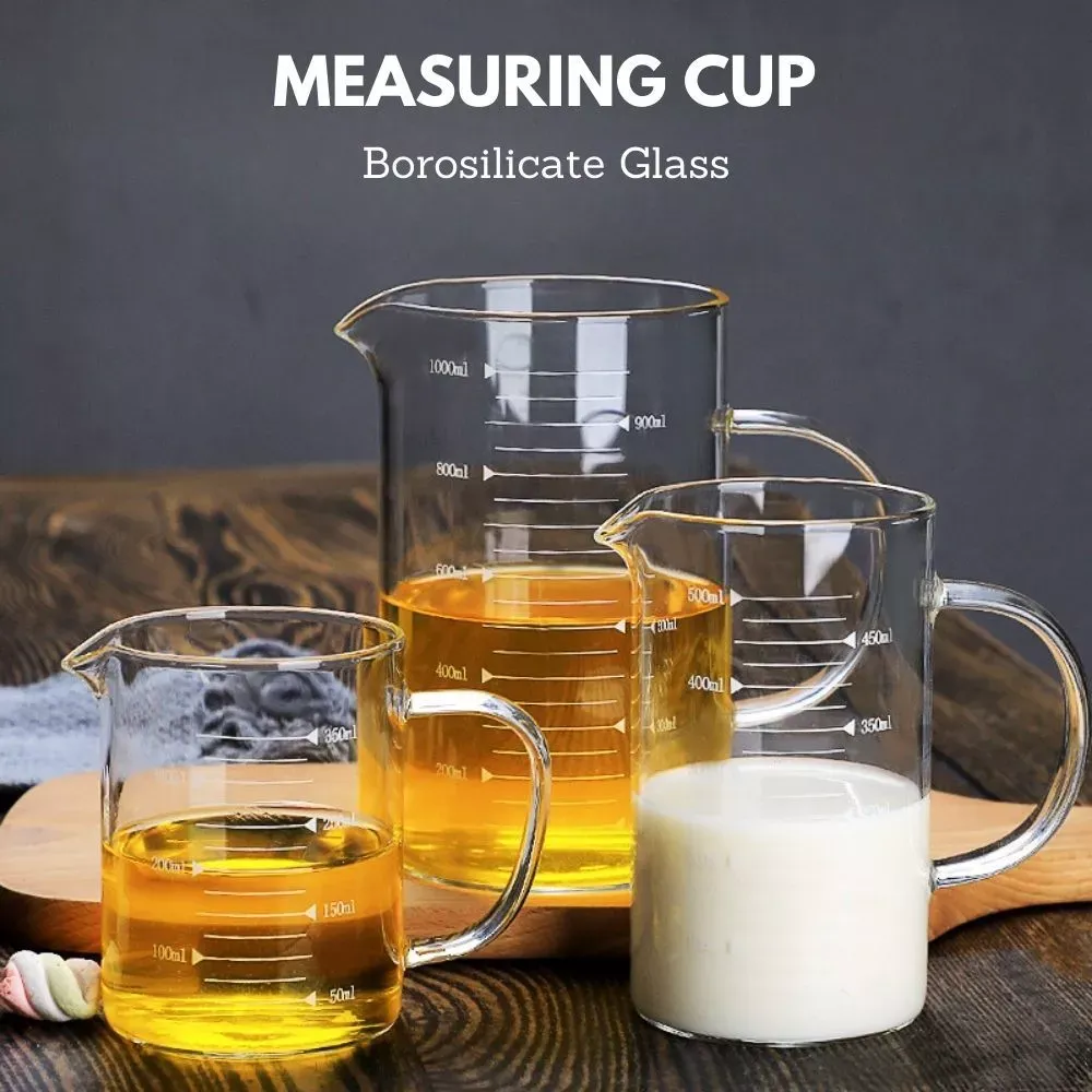 Locaupin Borosilicate Glass Liquid Measuring Cup, product view