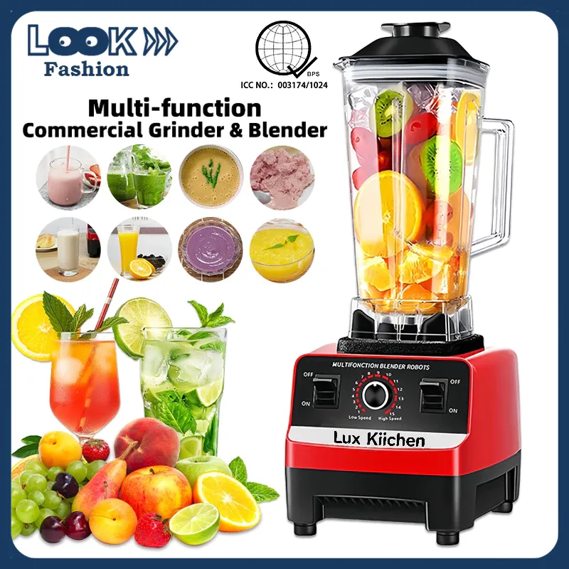 LOOK Fashion 2.5L heavy duty 3-in-1 blender and juicer