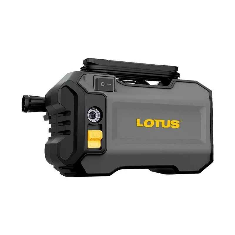 Lotus LTPW140CX 1400W self-priming pressure washer in orange and black