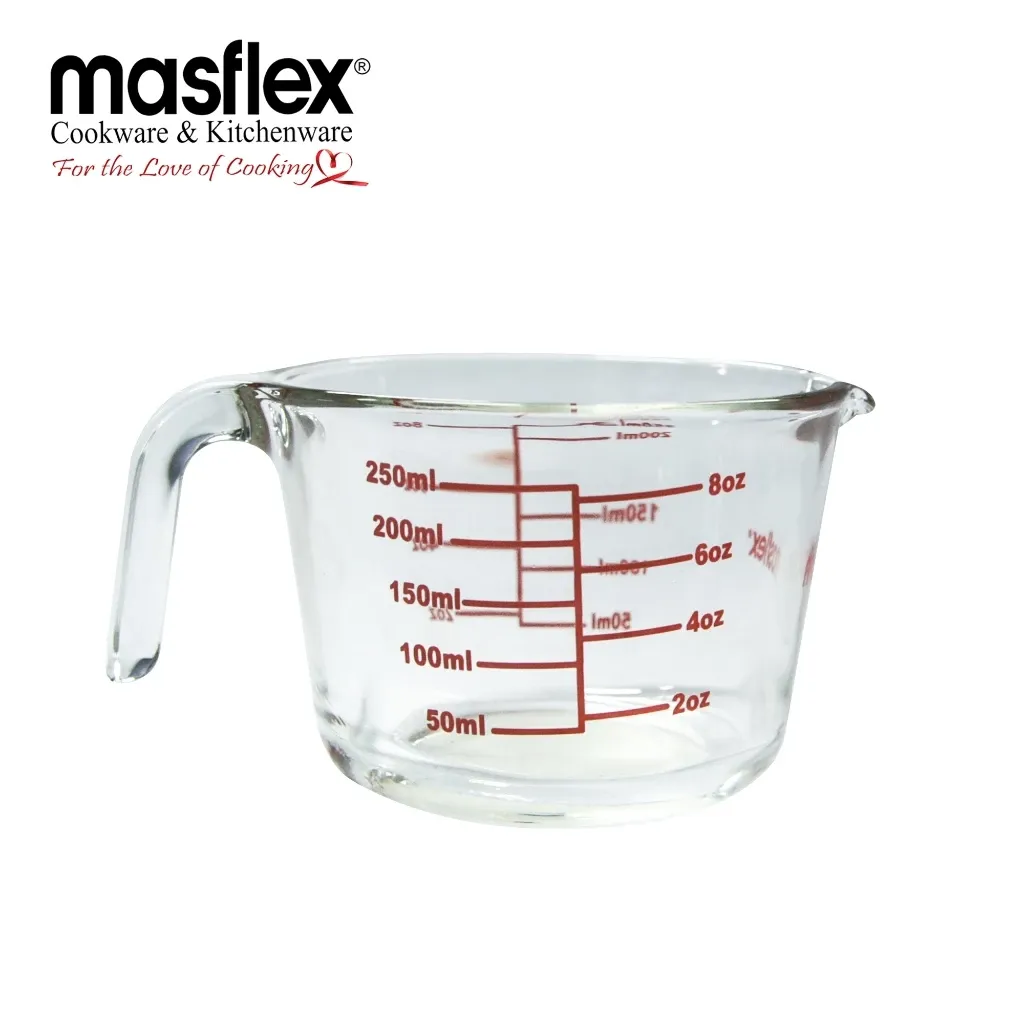 Masflex 250ml Glass Measuring Cup, product view