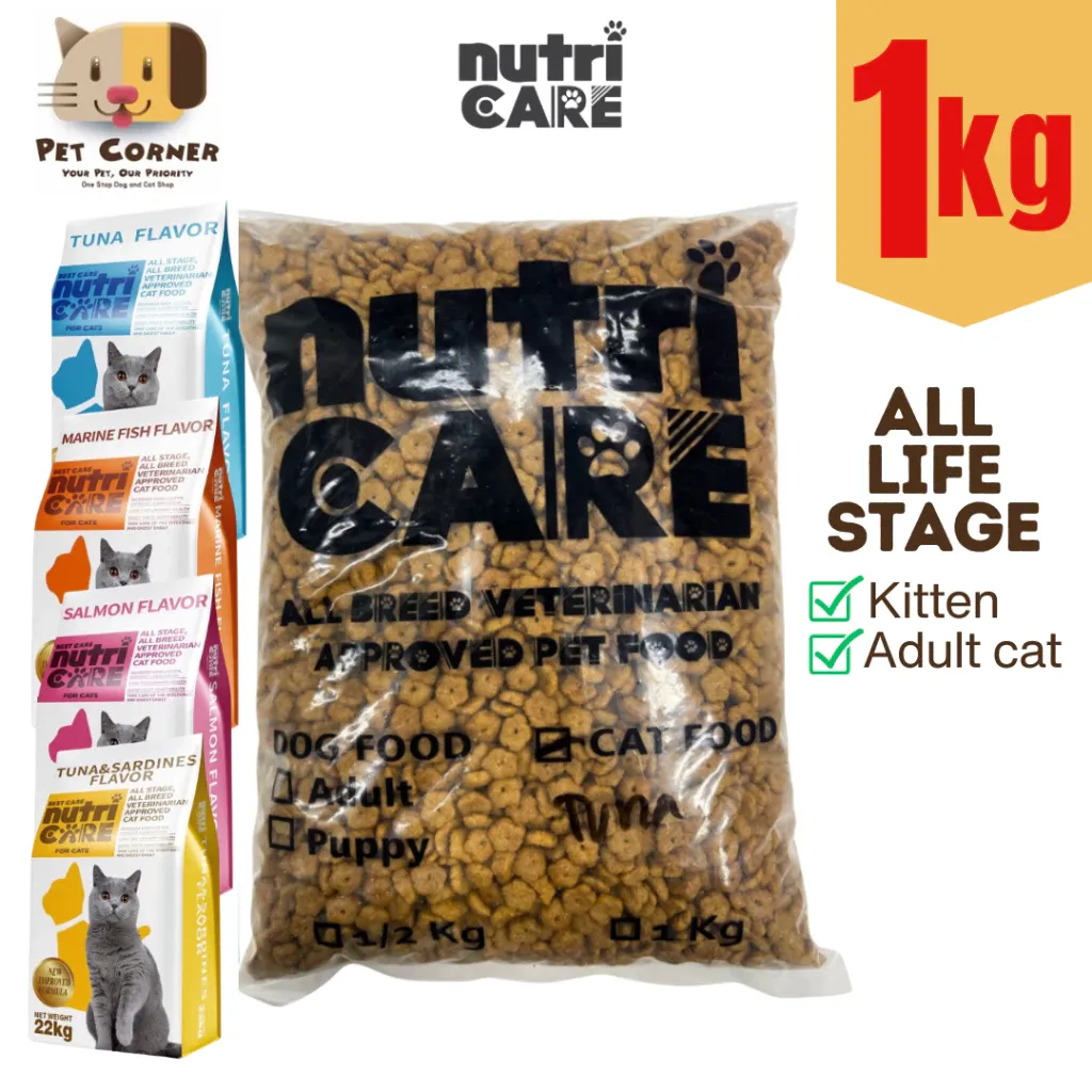 Nutricare Improved Formula Dry Cat Food 1kg, product photo