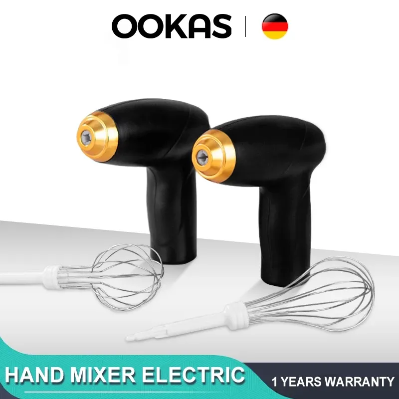 Ookas USB rechargeable electric mini whisk and milk frother