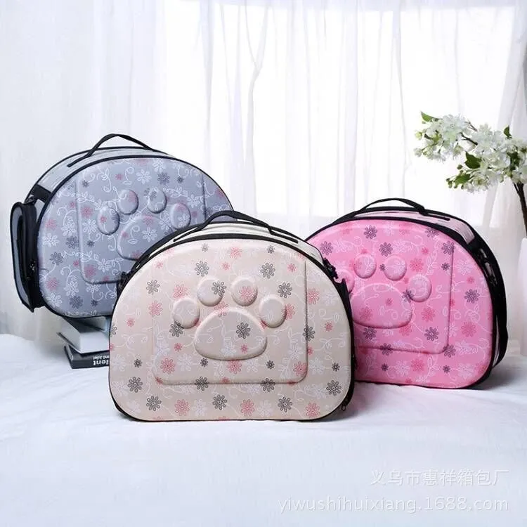 Pet Bag Foldable Travel Carrier for Dogs and Cats, Breathable Dog and Cat Crate