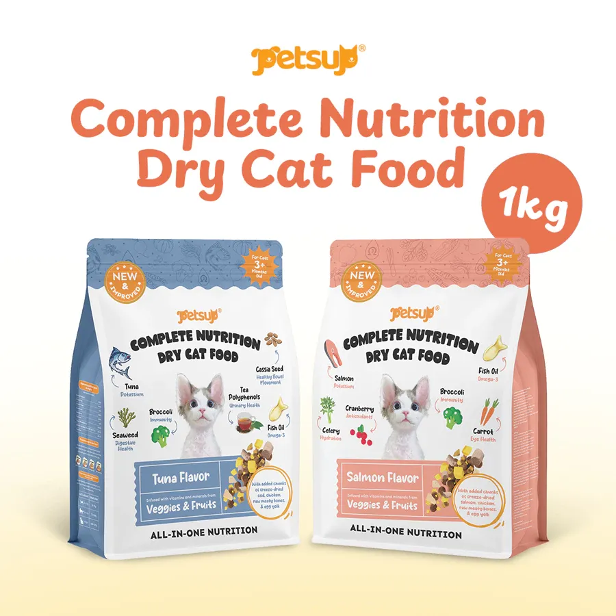 Petsup Complete Nutrition Dry Cat Food 1kg, product photo