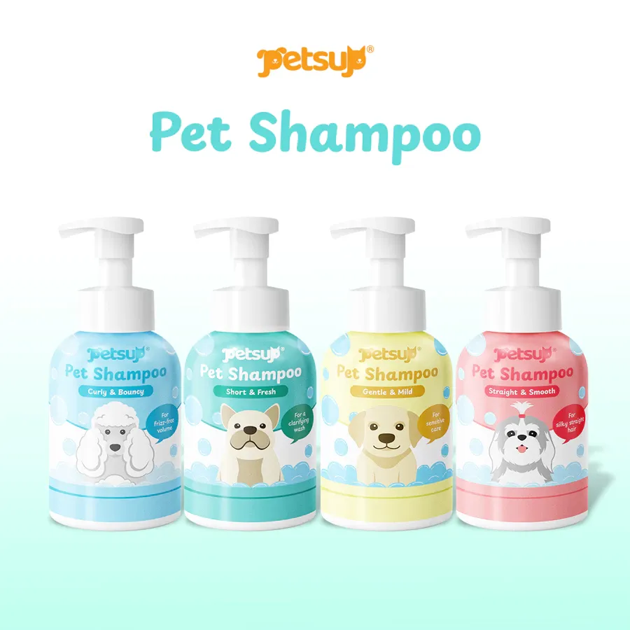 Petsup Dog Shampoo 500ml: Long-Lasting Fragrance, Amino Acid Coat Care, Anti Tick & Flea