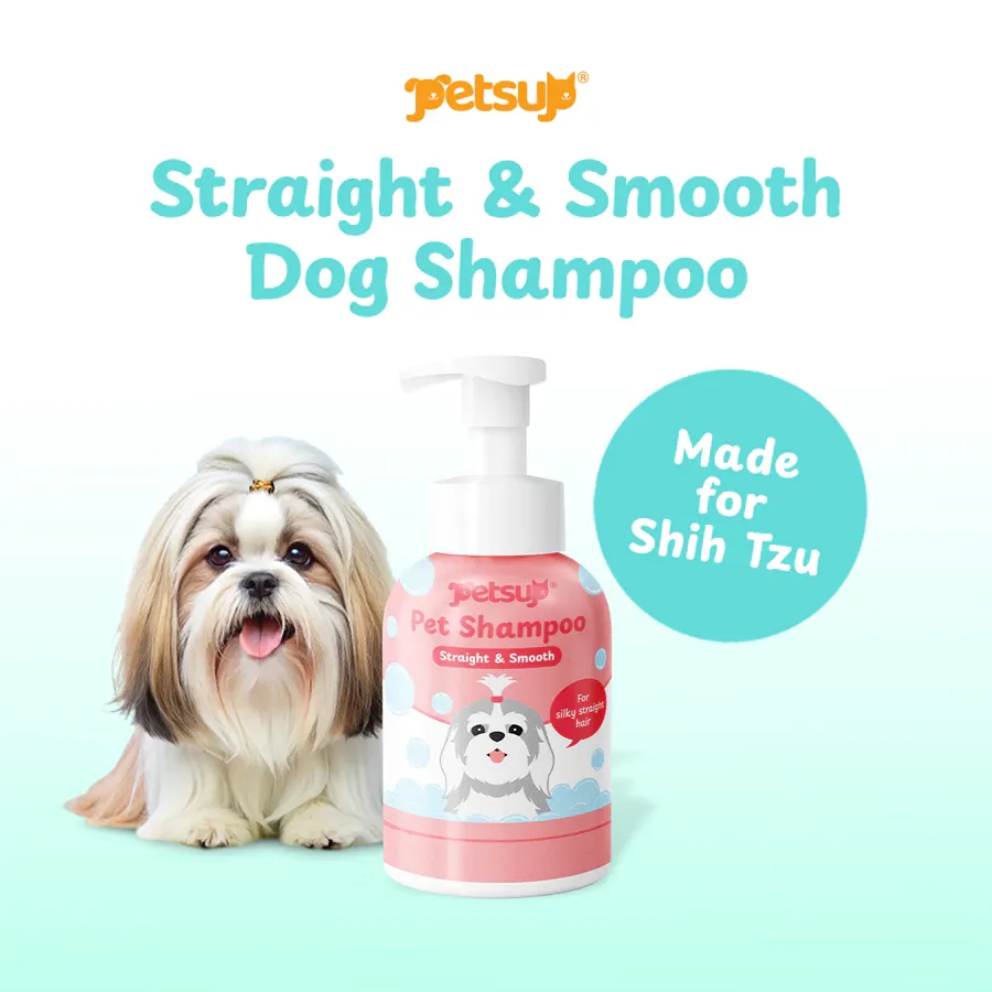 Petsup Dog Shampoo Straight & Smooth 500ml: Long-Lasting Fragrance, Amino Acid Coat Care