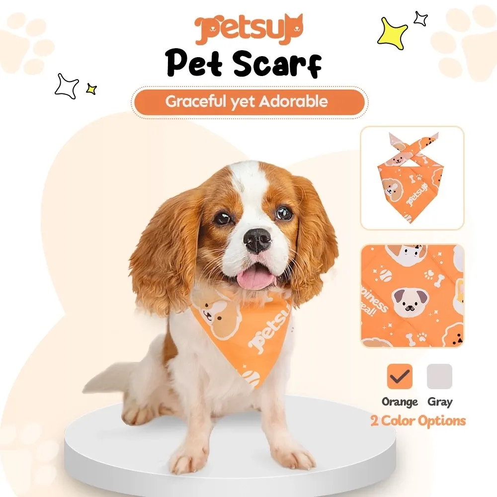 Petsup adjustable pet scarf, a soft skin-friendly scarf for dogs and cats