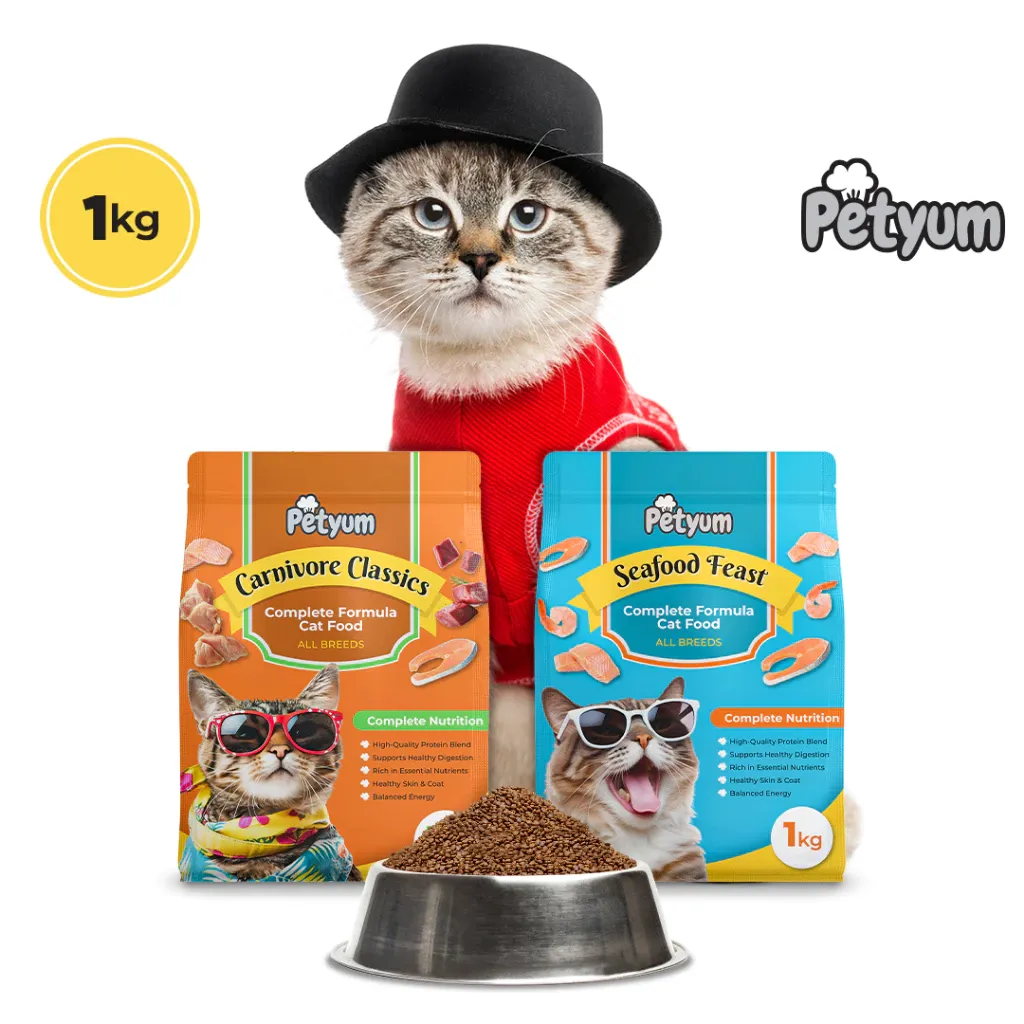 PetYum Carnivore Classics Dry Cat Food 1kg, product photo