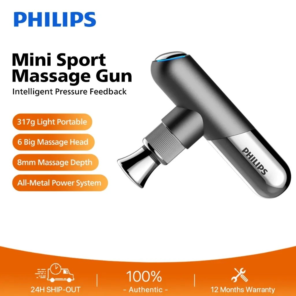 Philips Mini Massage Gun, full-metal body, 10kg thrust fascia gun