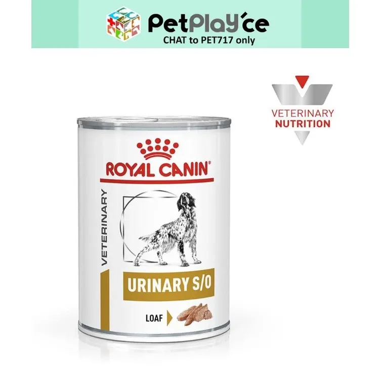 Royal Canin URINARY S/O Can CANINE DOG Wet in Can inCAN 410g URINARY SO S O VET Range