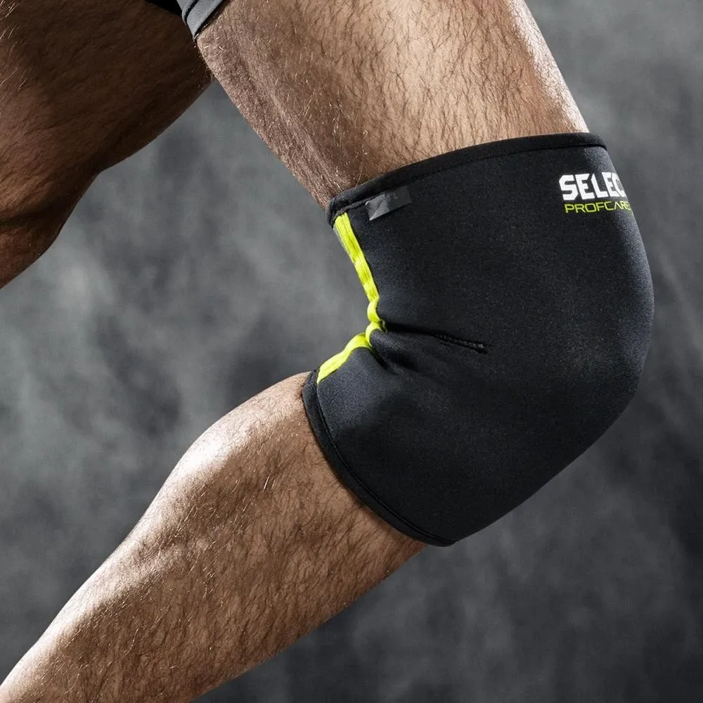 Select Support 6200 black neoprene knee support sleeve with perforated back panel