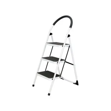 Skyler heavy duty 3-step household steel ladder, unfolded