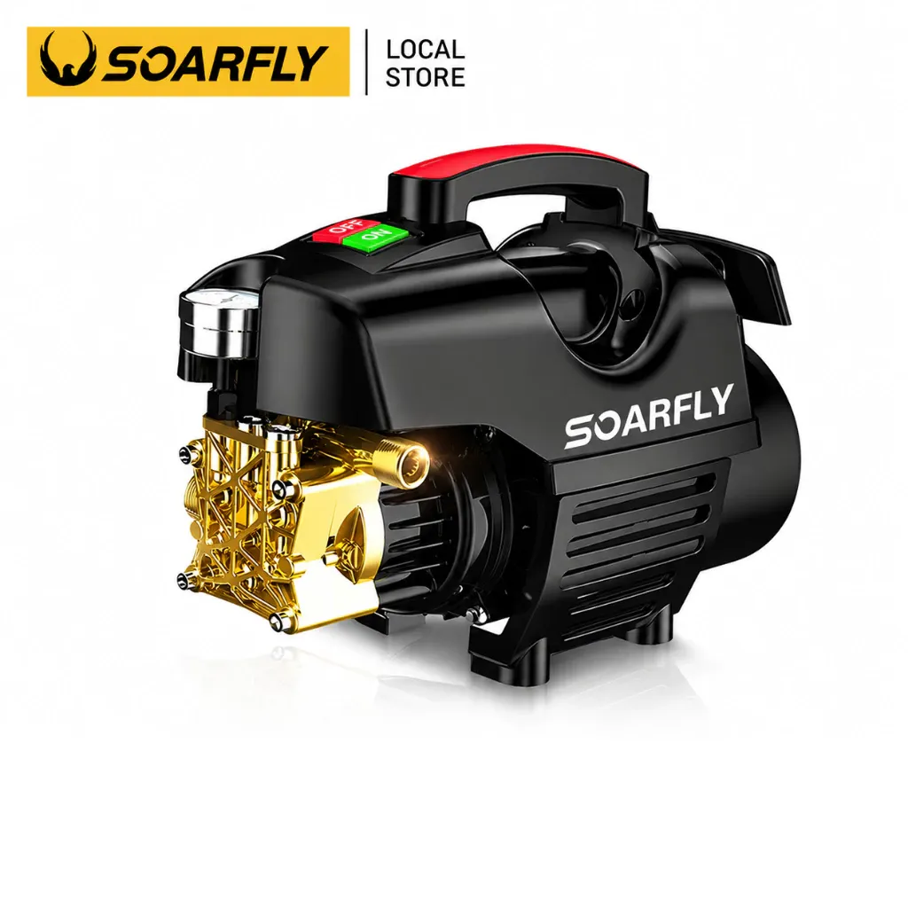 SOARFLY 5200W heavy duty portable pressure washer carwash machine with sprayer