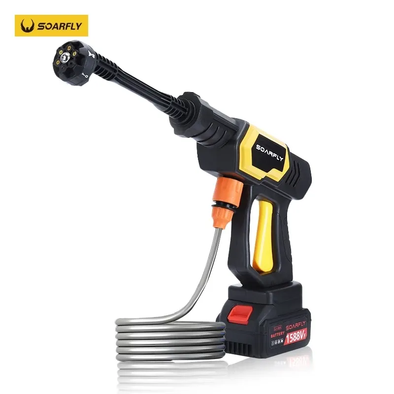 SOARFLY 688VF cordless 6-in-1 portable pressure washer with water spray gun