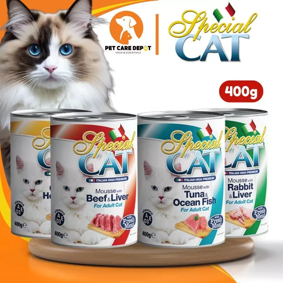 400g Special Cat Wet Can Food All Stages Adult Kitten Cats Complete Balanced Nutrition Pet Meal