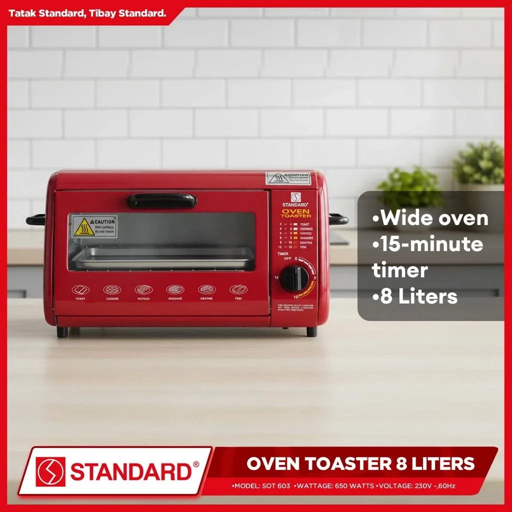 Standard Oven Toaster 8L Wide Capacity