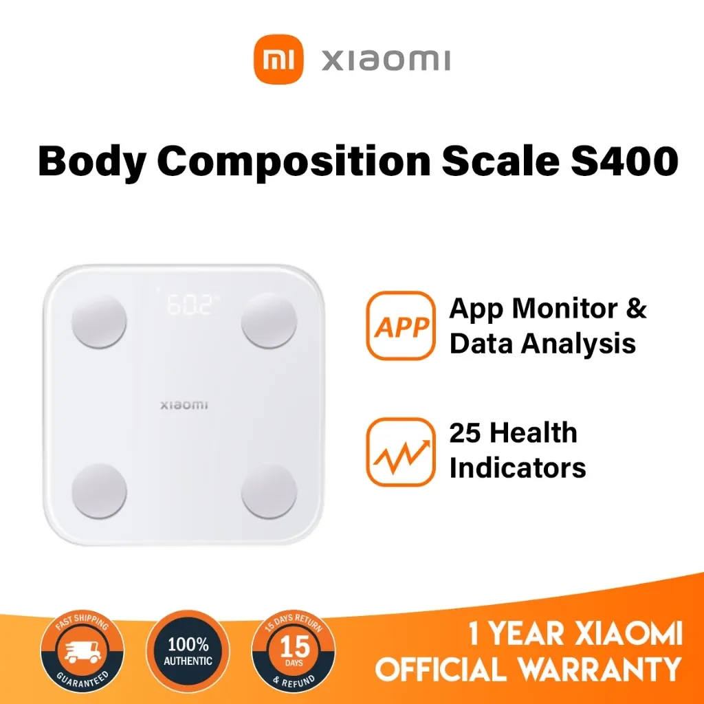 Xiaomi Body Composition Scale S400 white smart scale