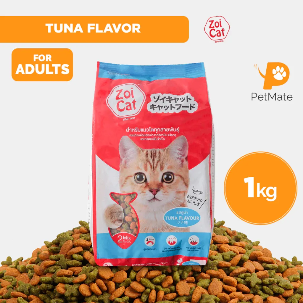 Zoi Tuna Dry Cat Food 1kg, product photo